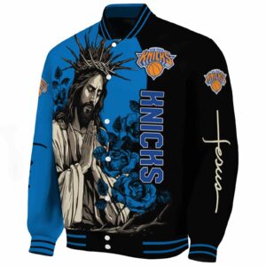 new york knicks hands in prayer blue black jacket best selling