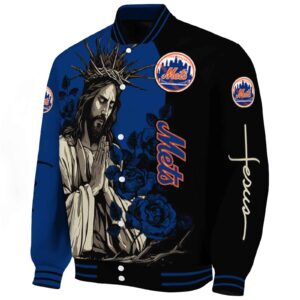 new york mets hands in prayer blue black jacket best selling