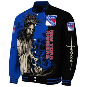 new york rangers hands in prayer blue black jacket best selling