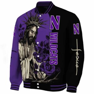 northwestern wildcats hands in prayer purple black jacket best selling