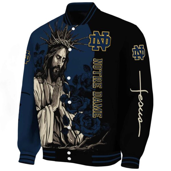 notre dame fighting irish hands in prayer navy black jacket best selling