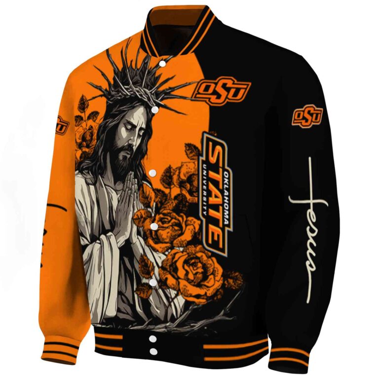 oklahoma state cowboys hands in prayer orange black jacket best selling