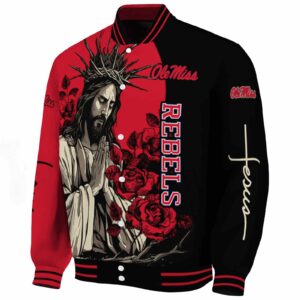 ole miss rebels hands in prayer red black jacket best selling