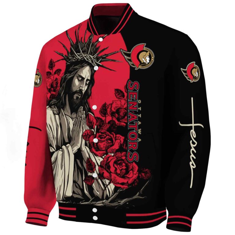 ottawa senators hands in prayer red black jacket best selling