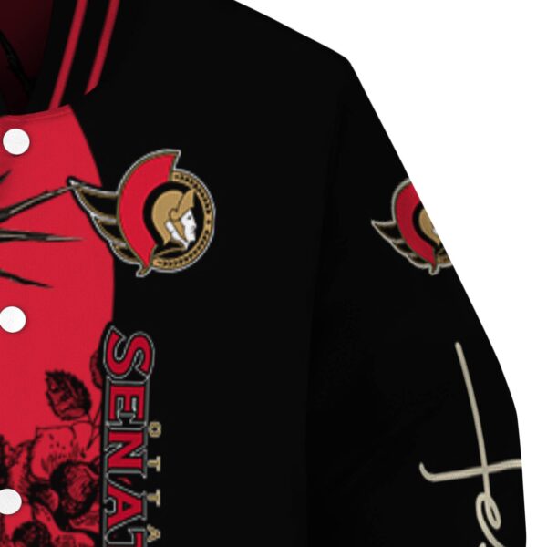 ottawa senators hands in prayer red black jacket premium grade
