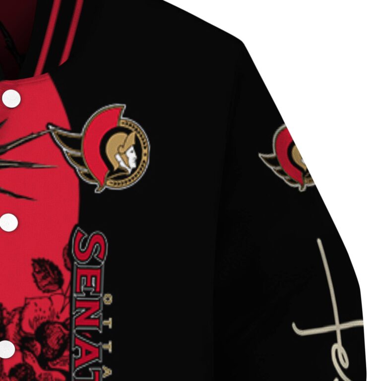 ottawa senators hands in prayer red black jacket premium grade
