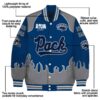personalized nevada wolf pack fire graphic blue jacket new arrival