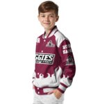 personalized new mexico state aggies fire graphic crimson jacket best selling