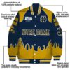 personalized notre dame fighting irish fire graphic navy jacket new arrival