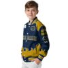 personalized notre dame fighting irish fire graphic navy jacket trendy