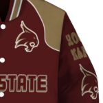 personalized texas state bobcats fire graphic maroon jacket best selling