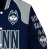 personalized uconn huskies fire graphic blue jacket premium grade