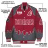 personalized washington state cougars fire graphic crimson jacket new arrival