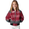 personalized washington state cougars fire graphic crimson jacket top rated