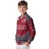 personalized washington state cougars fire graphic crimson jacket trendy
