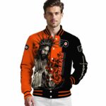 philadelphia flyers hands in prayer orange black jacket best selling