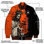 philadelphia flyers hands in prayer orange black jacket best selling