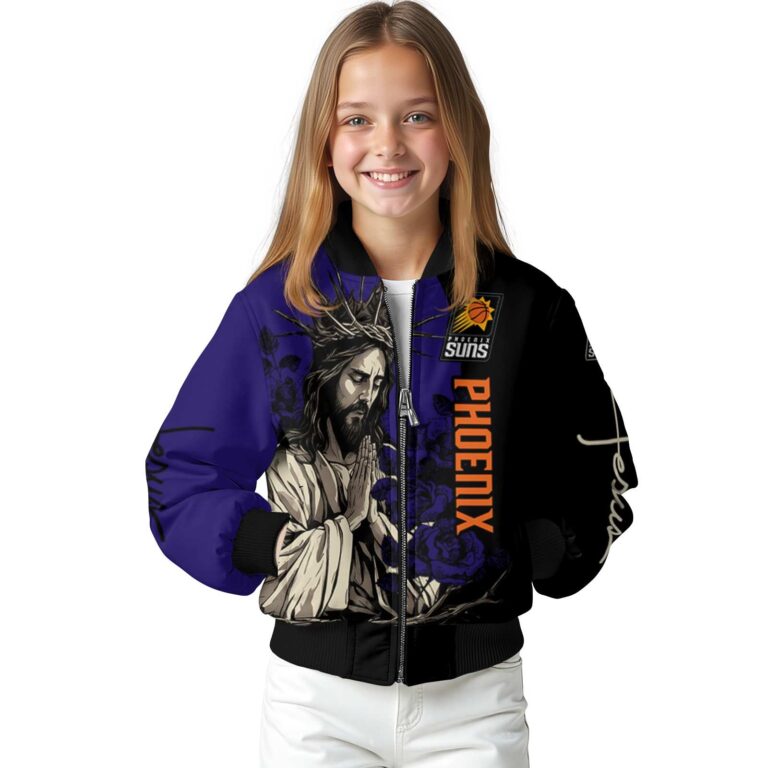 phoenix suns hands in prayer purple black jacket top rated