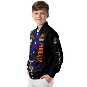 phoenix suns hands in prayer purple black jacket trendy