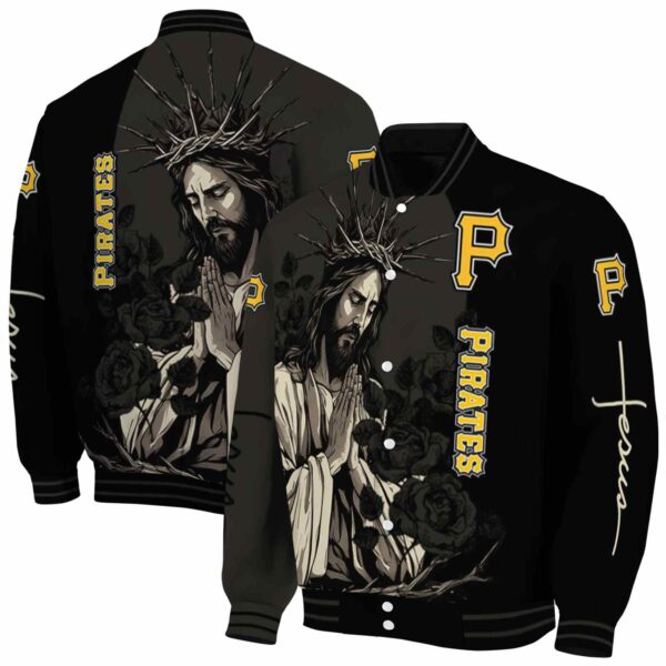 pittsburgh pirates hands in prayer black jacket fashion forward