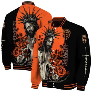 san francisco giants hands in prayer orange black jacket fashion forward