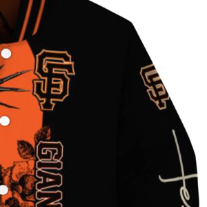san francisco giants hands in prayer orange black jacket premium grade