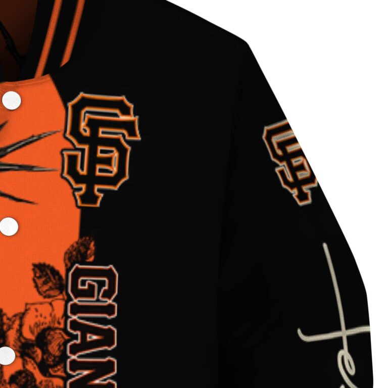 san francisco giants hands in prayer orange black jacket premium grade