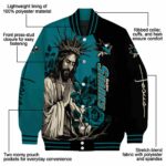 san jose sharks hands in prayer teal black jacket best selling