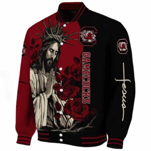 south carolina gamecocks hands in prayer garnet black jacket best selling