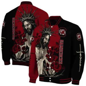 south carolina gamecocks hands in prayer garnet black jacket fashion forward
