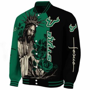 south florida bulls hands in prayer green black jacket best selling