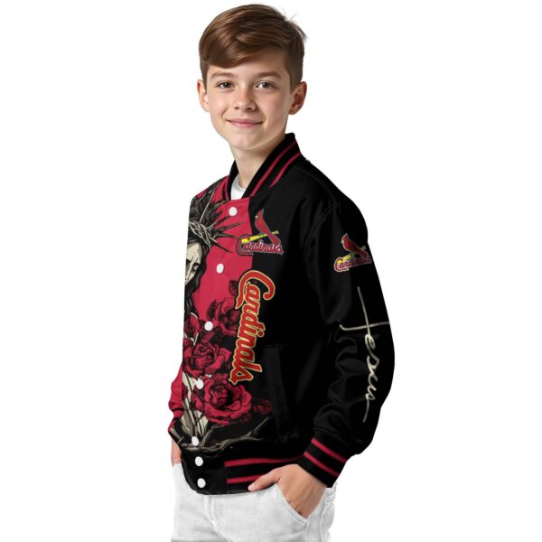 st louis cardinals hands in prayer red black jacket trendy