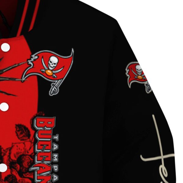 tampa bay buccaneers hands in prayer red black jacket premium grade
