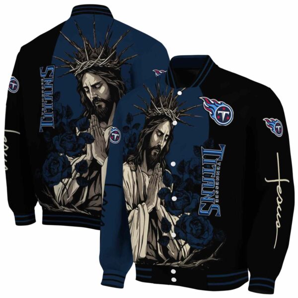 tennessee titans hands in prayer navy black jacket fashion forward