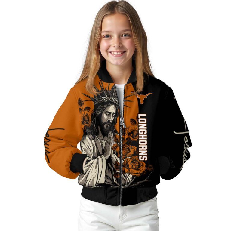 texas longhorns hands in prayer orange black jacket top rated