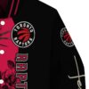 toronto raptors hands in prayer red black jacket premium grade