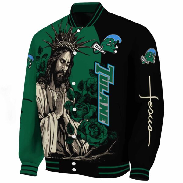 tulane green wave hands in prayer green black jacket best selling