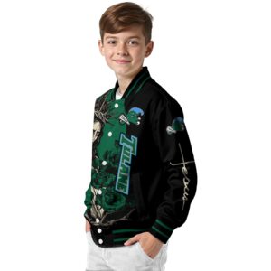 tulane green wave hands in prayer green black jacket trendy