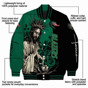 uab blazers hands in prayer green black jacket new arrival