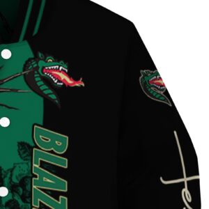 uab blazers hands in prayer green black jacket premium grade