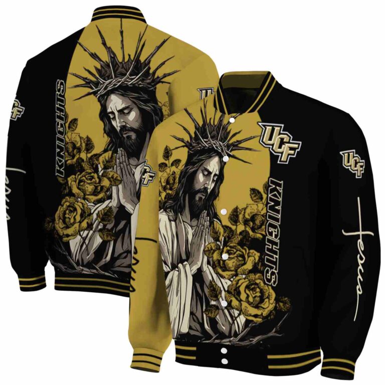 ucf knights hands in prayer gold black jacket fashion forward
