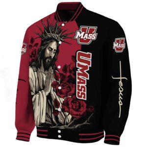 umass minutemen hands in prayer red black jacket best selling