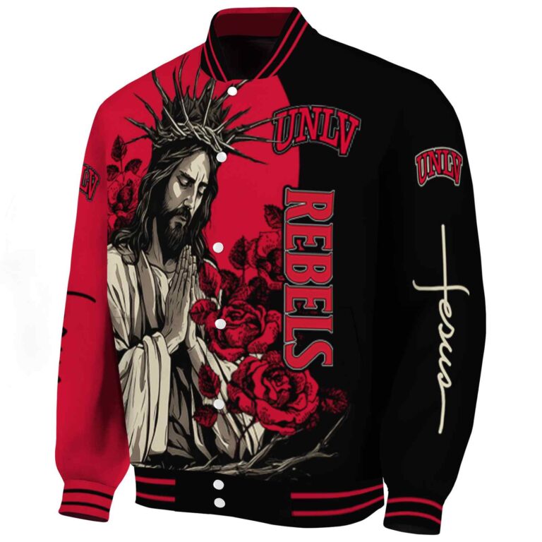 unlv rebels hands in prayer red black jacket best selling