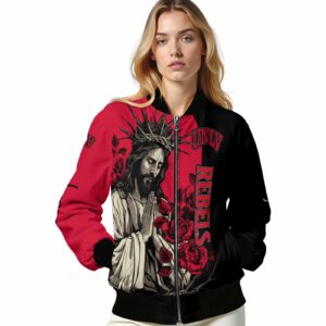 unlv rebels hands in prayer red black jacket latest model