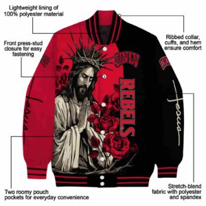 unlv rebels hands in prayer red black jacket new arrival