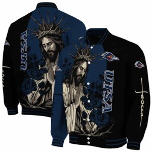 utsa roadrunners hands in prayer orange black jacket fashion forward