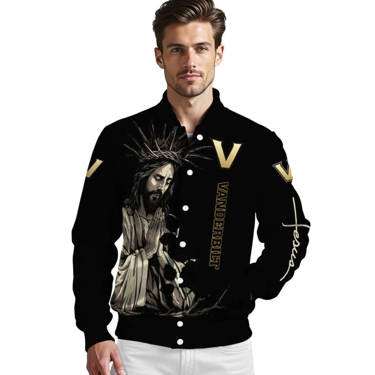 vanderbilt commodores hands in prayer black jacket high quality
