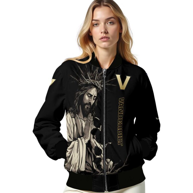 vanderbilt commodores hands in prayer black jacket latest model