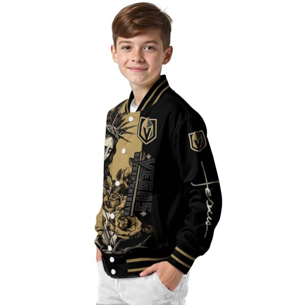 vegas golden knights hands in prayer tan black jacket trendy
