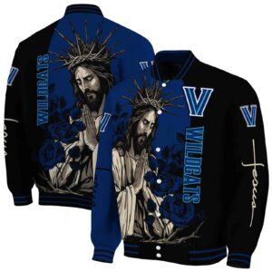 villanova wildcats hands in prayer navy black jacket fashion forward